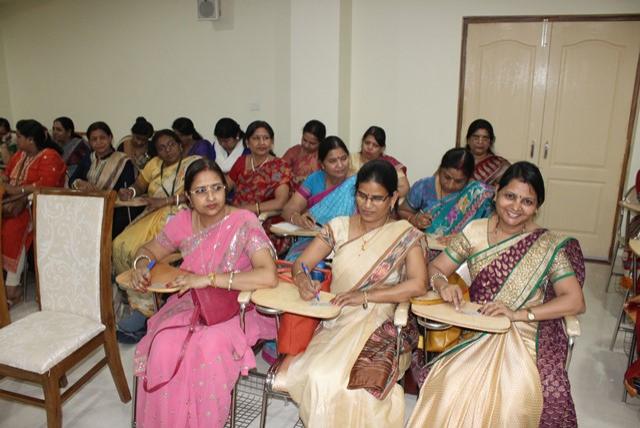 Maharishi Sahasrasheersha Devi Mandal, ladies wing of Maharishi World Peace Movement has celebrated International Women Day 2018 at Maharishi Bliss Residency Bhopal. Writing test.